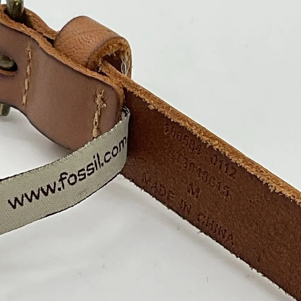 Fossil Tan Braided Belt